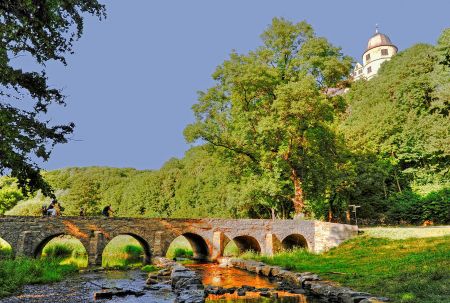 Wewelsburg und Almebrücke